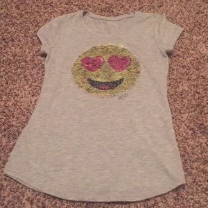 Justice Sequin emoji top